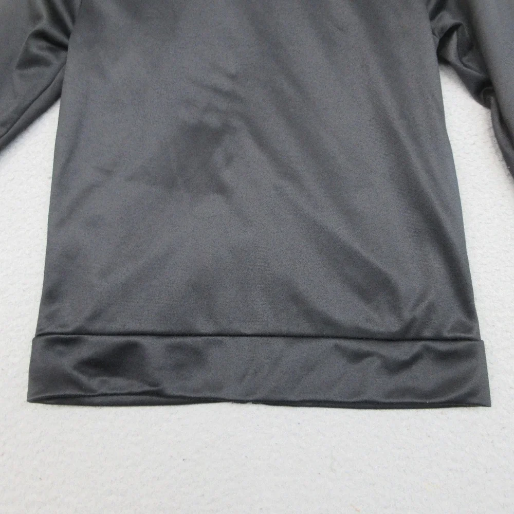 PUMA Track Jacket Youth Large Black Red Full Zip Logo Sleeve Athletic Sport